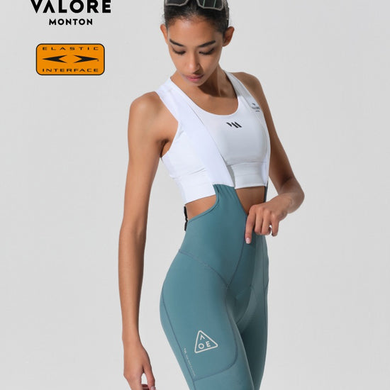 womens cycling bib shorts blue