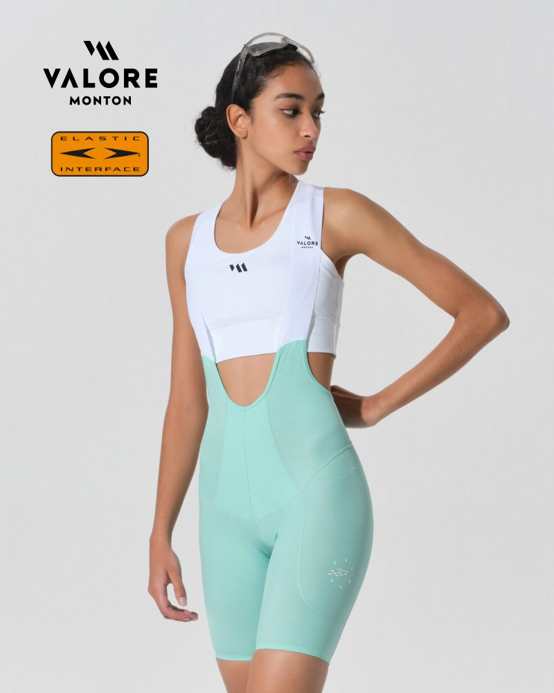 womens cycling bib shorts blue