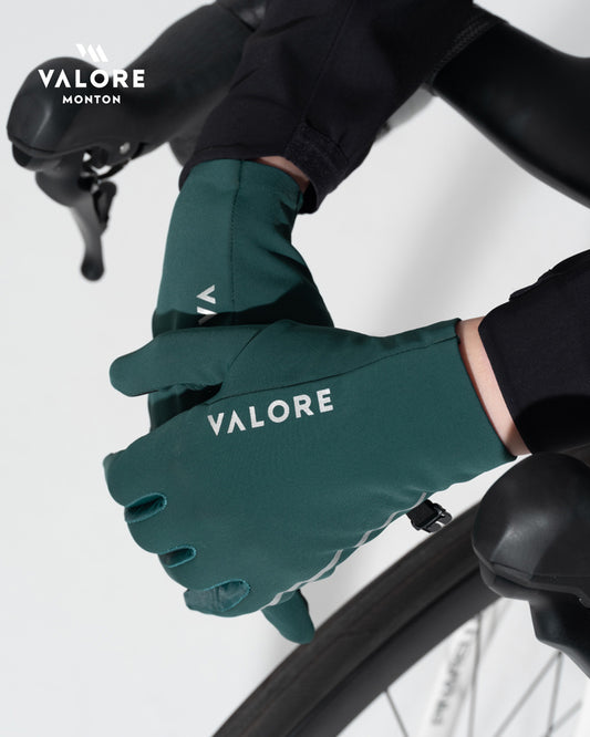green thermal cycling gloves