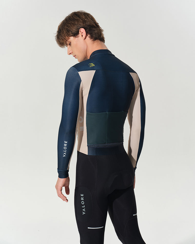 long sleeve thermal cycling jersey