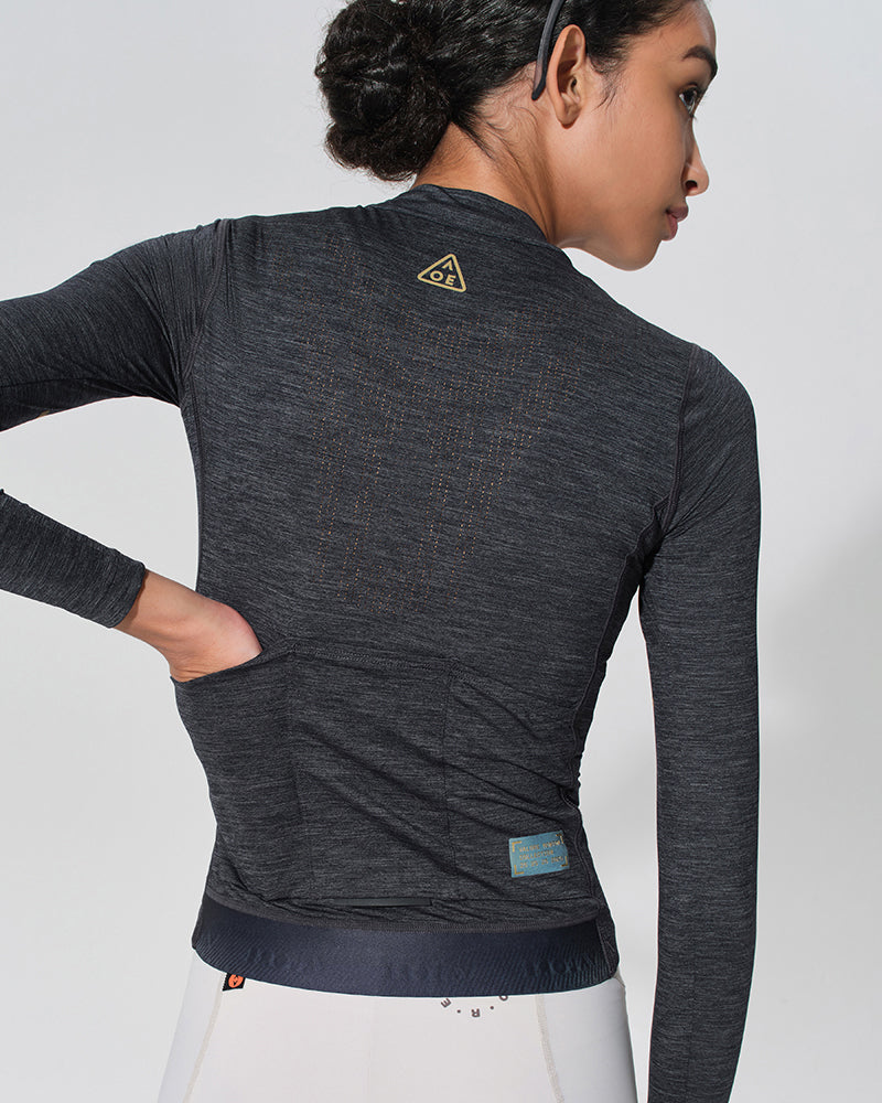 woman’s summer long sleeve cycling jersey