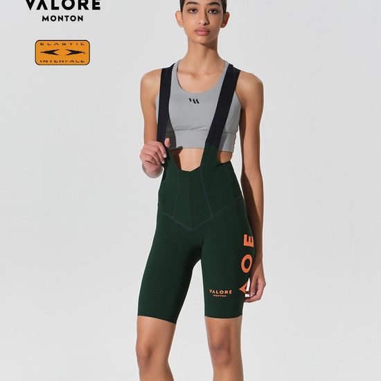 womens cycling bib shorts green