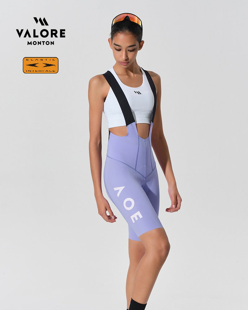 womens cycling bib shorts purple