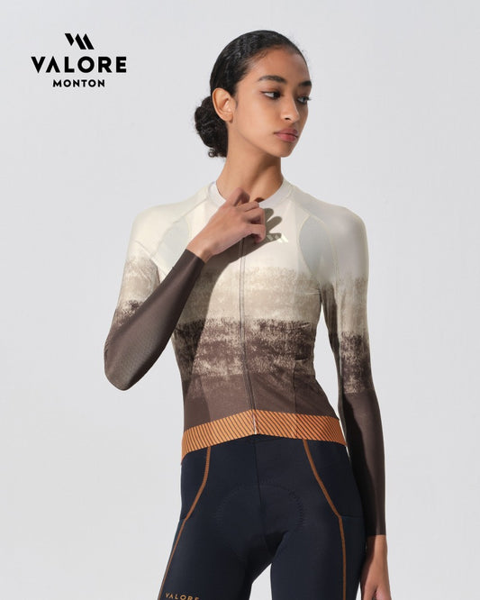 womens long sleeve cycling jersey summer