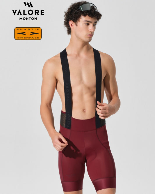 mens cycling bib shorts red