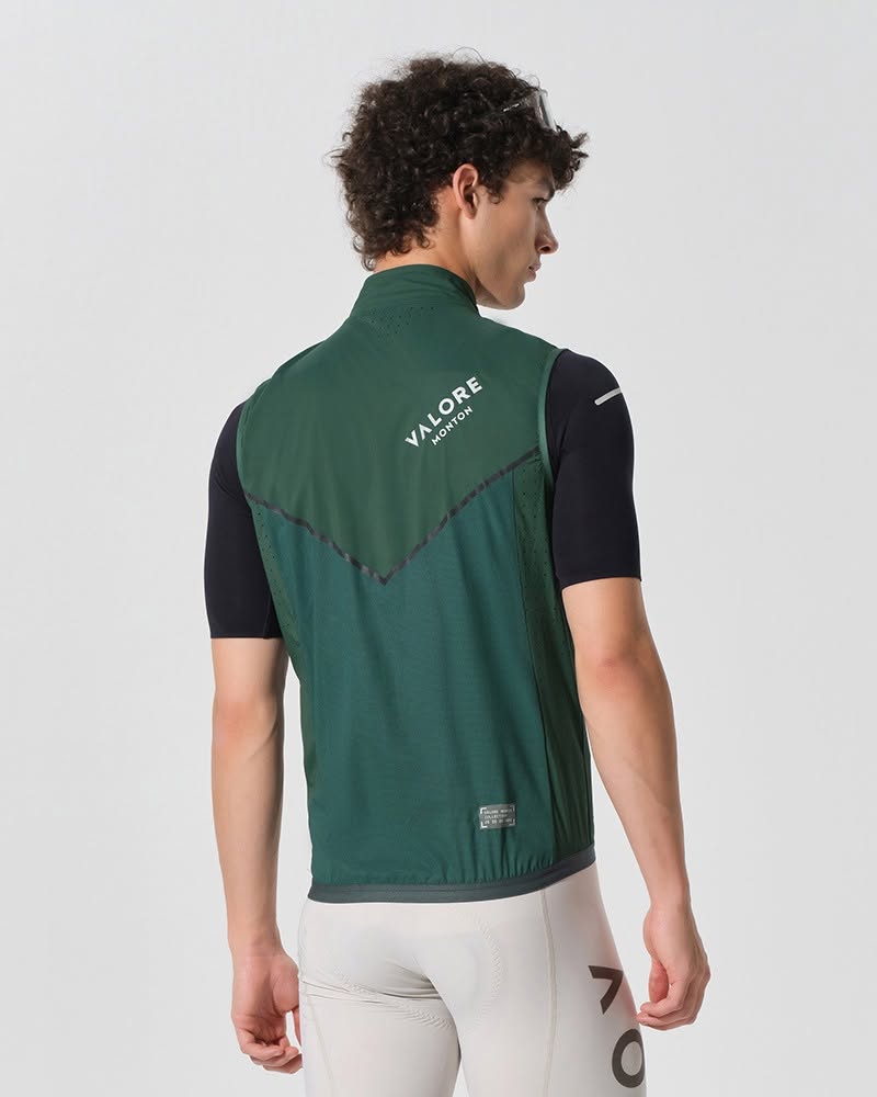 green cycling vest