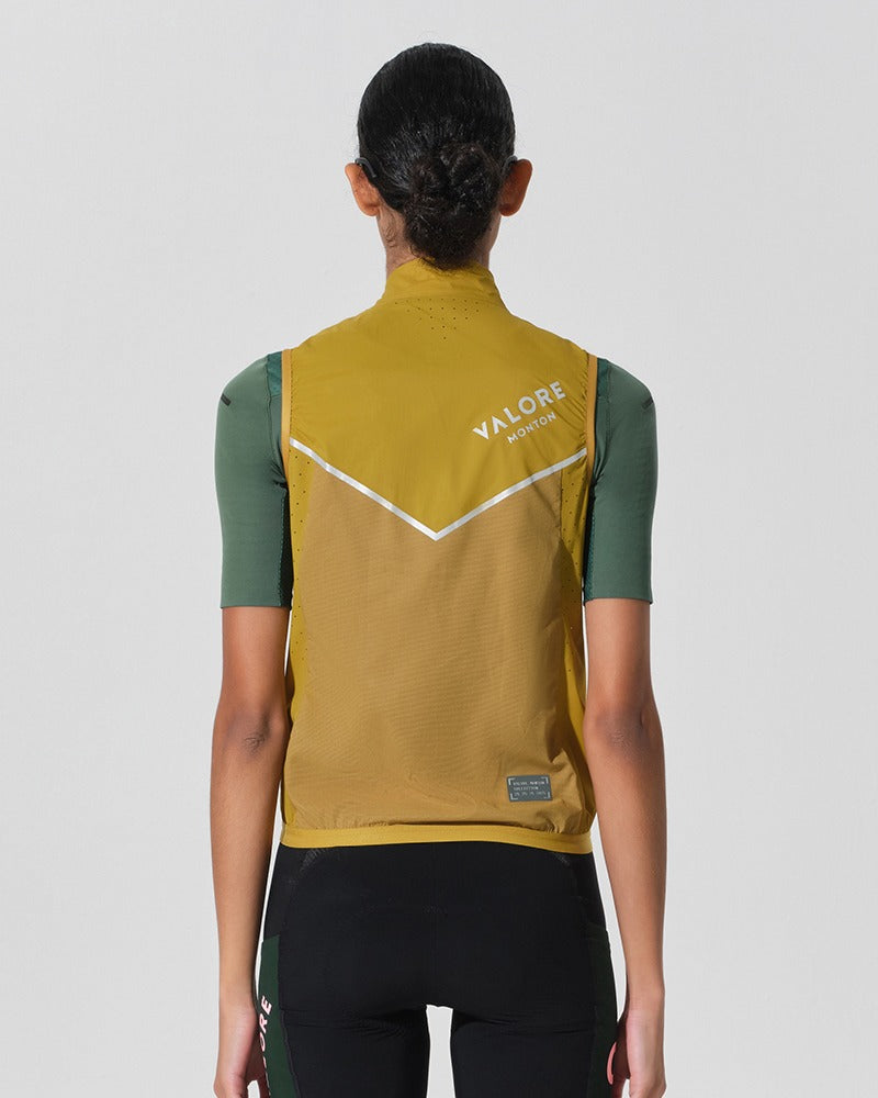 yellow cycling vest