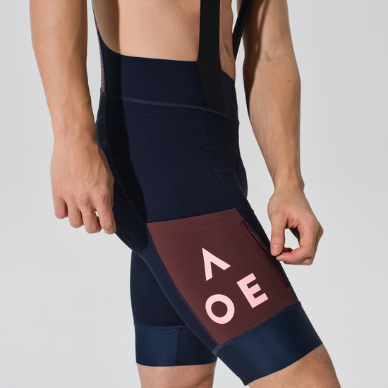 navy cycling bib shorts