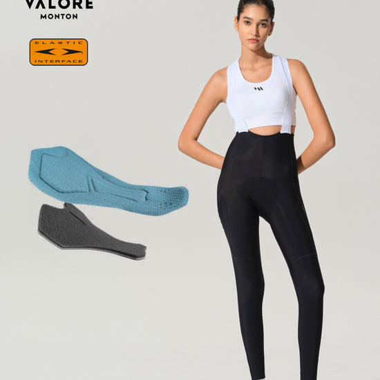 summer cycling bib tights womens black