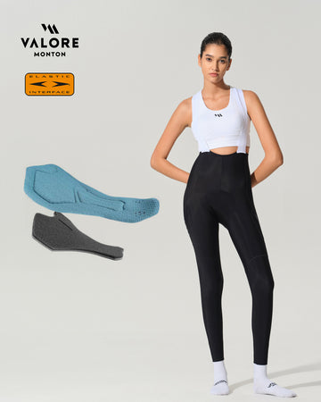 summer cycling bib tights womens black