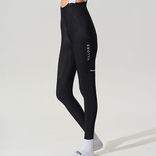 summer cycling bib tights womens black