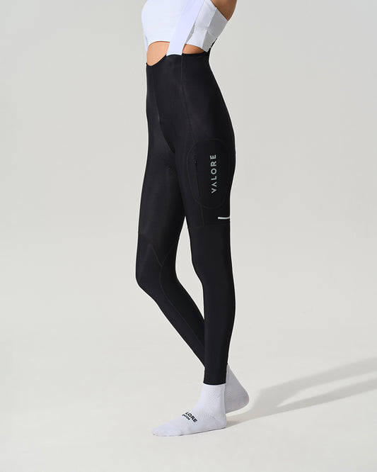 summer cycling bib tights womens black