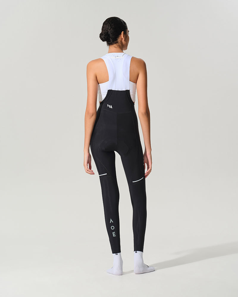 summer cycling bib tights womens black