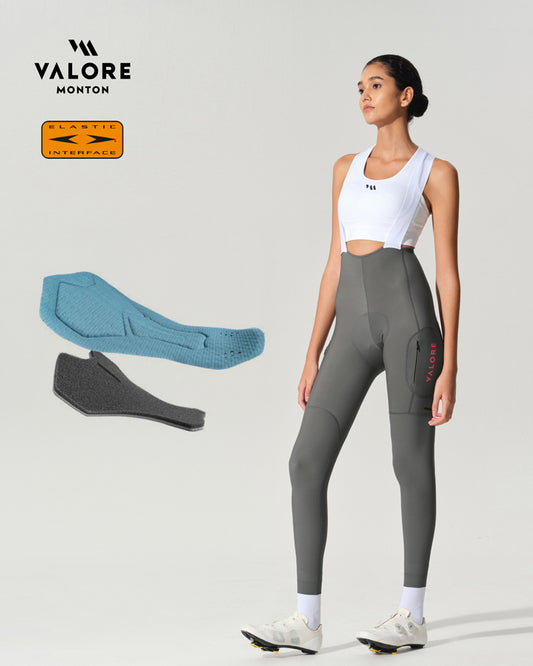Summer Bib Tights Womens Resona Deep Charcoal