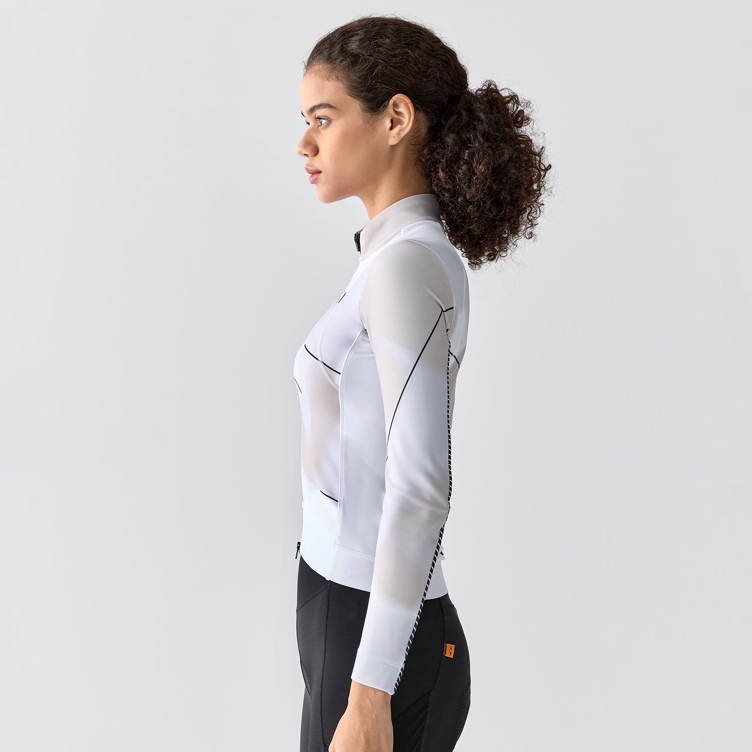fleece cycling jersey