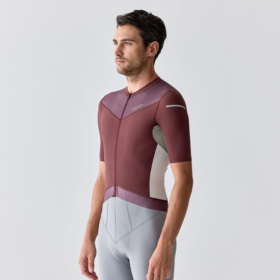 purple cycling jersey