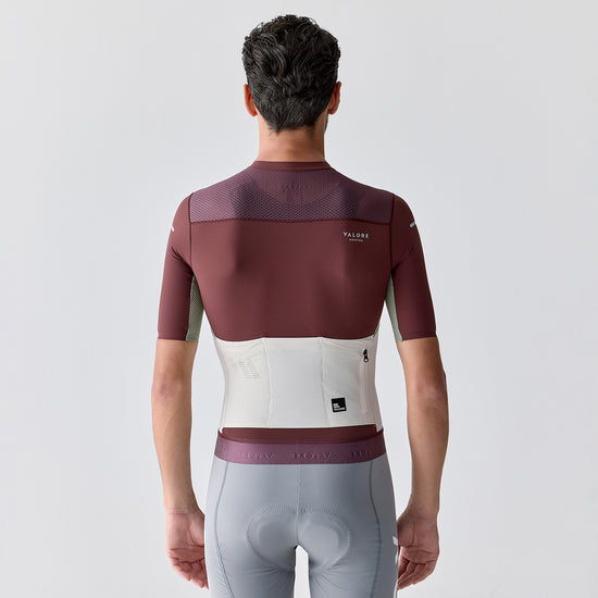 purple cycling jersey mens