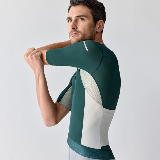 green bike jersey