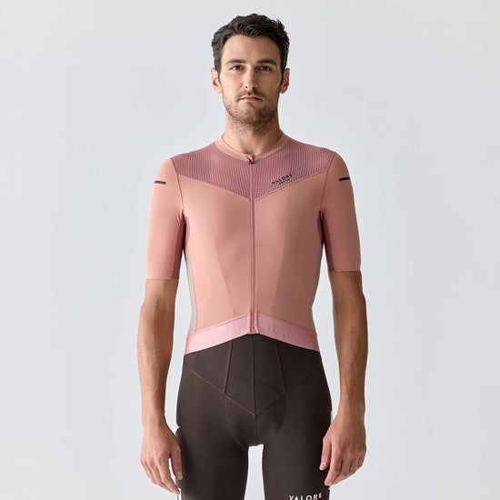 pink cycling jersey mens