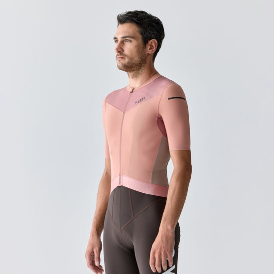 pink cycling jersey mens