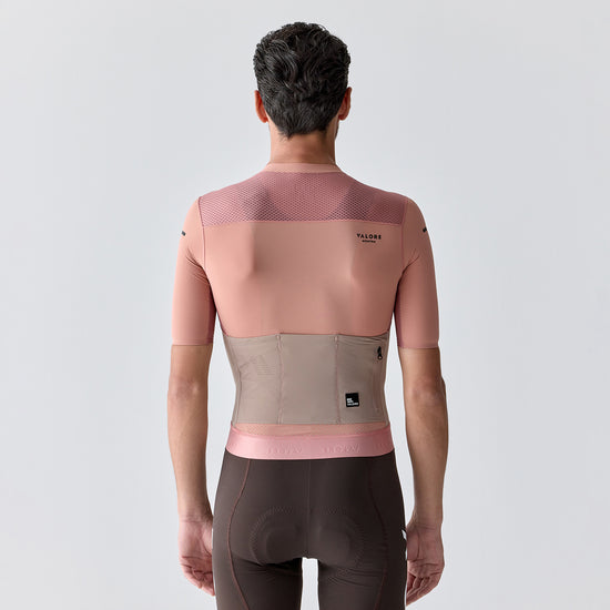 pink cycling jersey mens