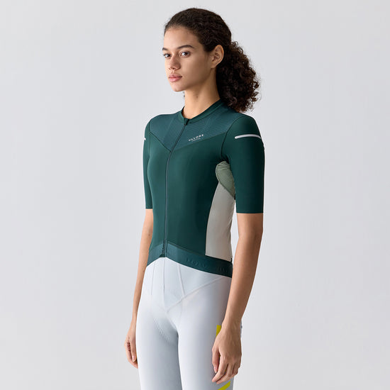 green cycling jersey womens