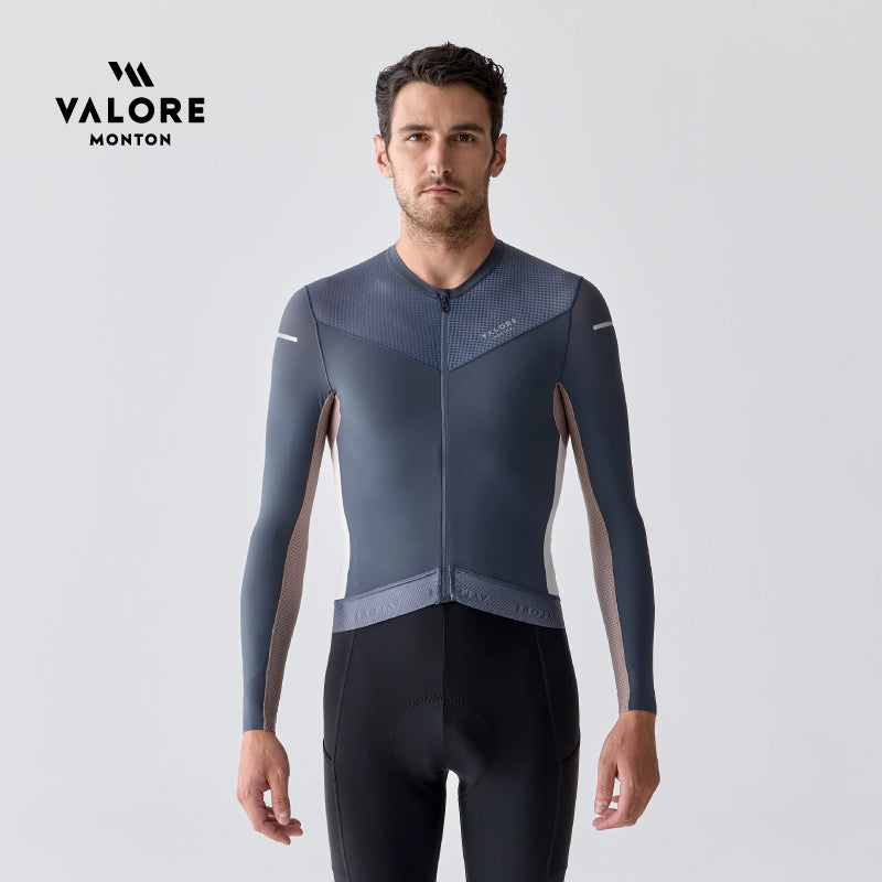 mens long sleeve cycling jersey