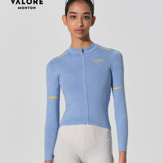 womens long sleeve cycling jersey