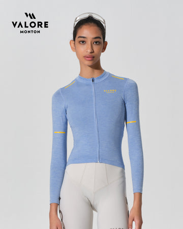 womens long sleeve cycling jersey