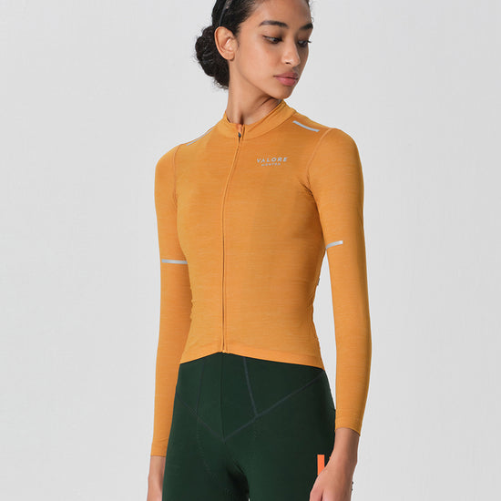 long sleeve cycling jersey women