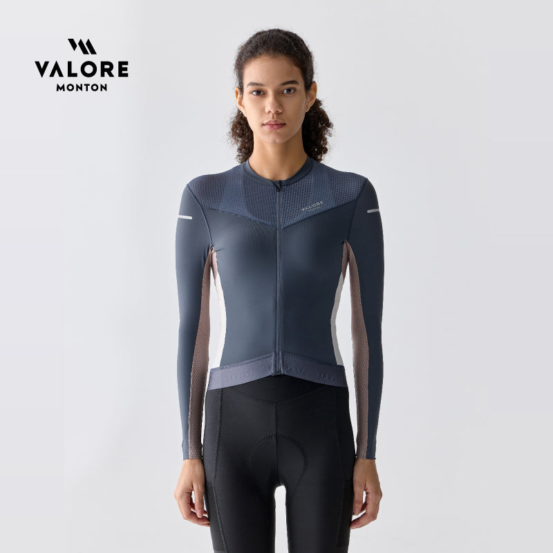 ladies long sleeve cycling jersey