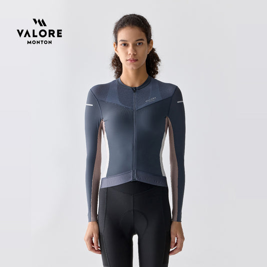 ladies long sleeve cycling jersey