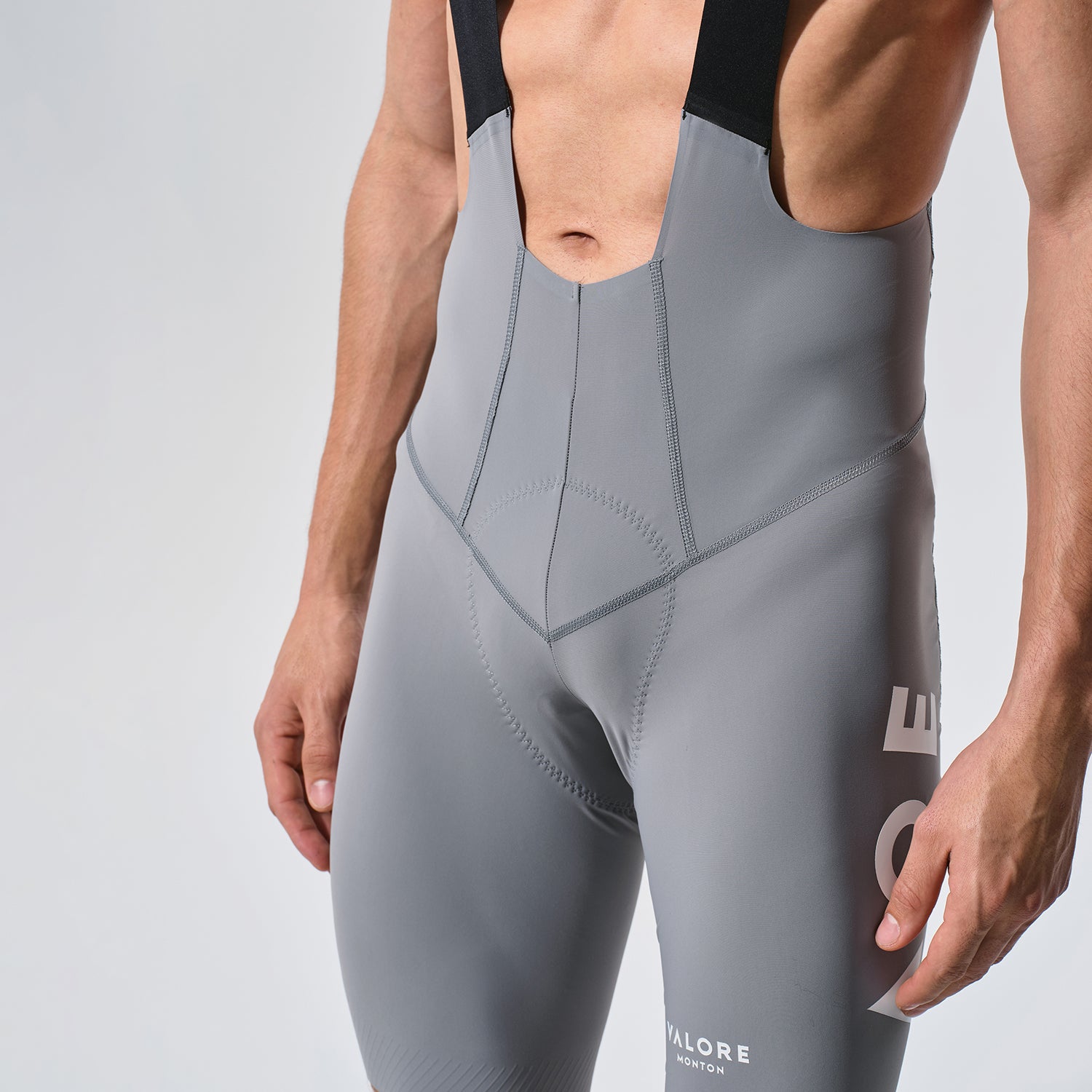 grey cycling bib shorts