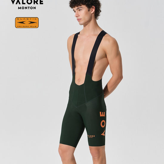 mens cycling bib shorts green