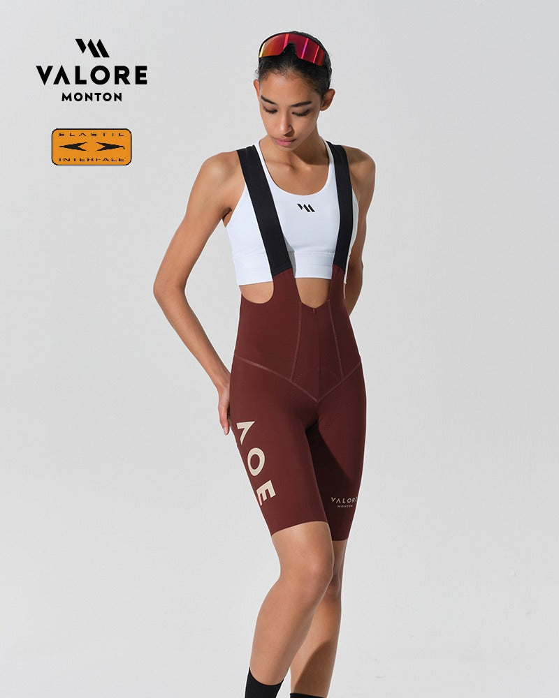 womens cycling bib shorts red