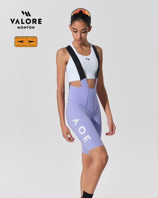 womens cycling bib shorts purple