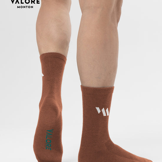 cycling socks brown