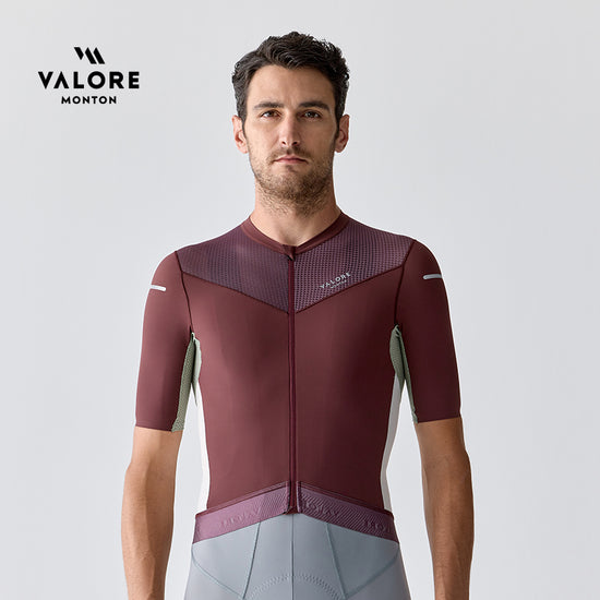 purple cycling jersey