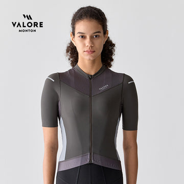 womens grey cycling jersey