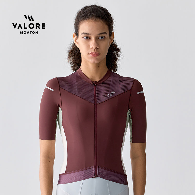 womens cycling jersey purple