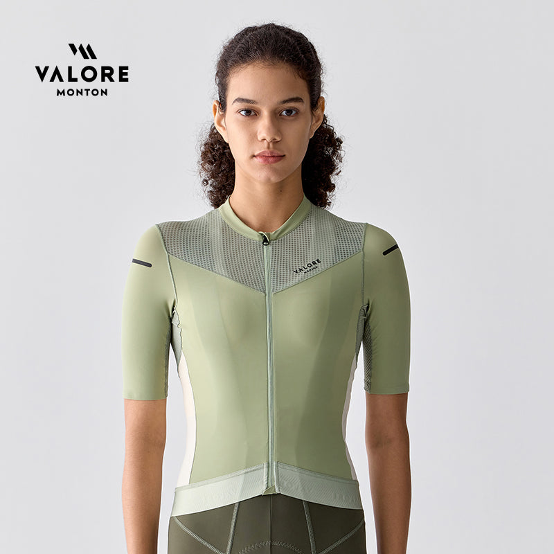 green cycling jersey womens