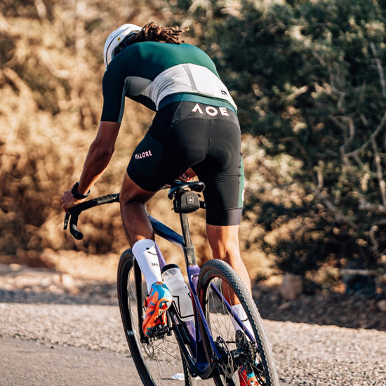 green cycling jersey