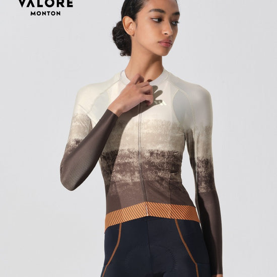 womens long sleeve cycling jersey summer
