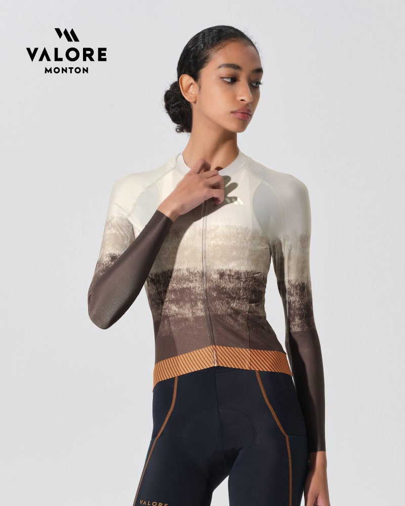 womens long sleeve cycling jersey summer