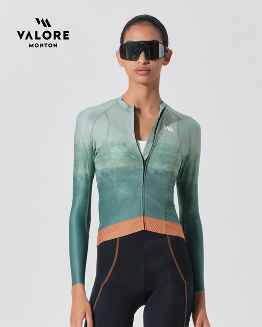 womens long sleeve cycling jersey summer