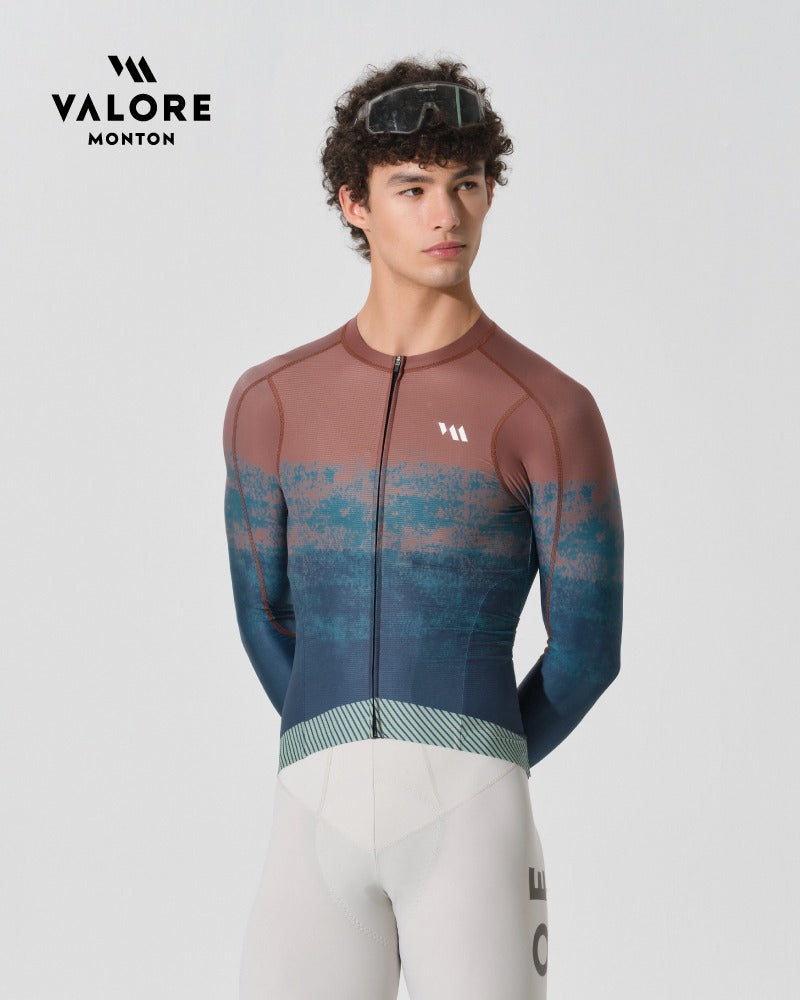 long sleeve summer cycling jersey