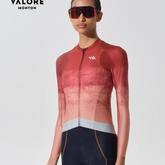 womens long sleeve cycling jersey summer