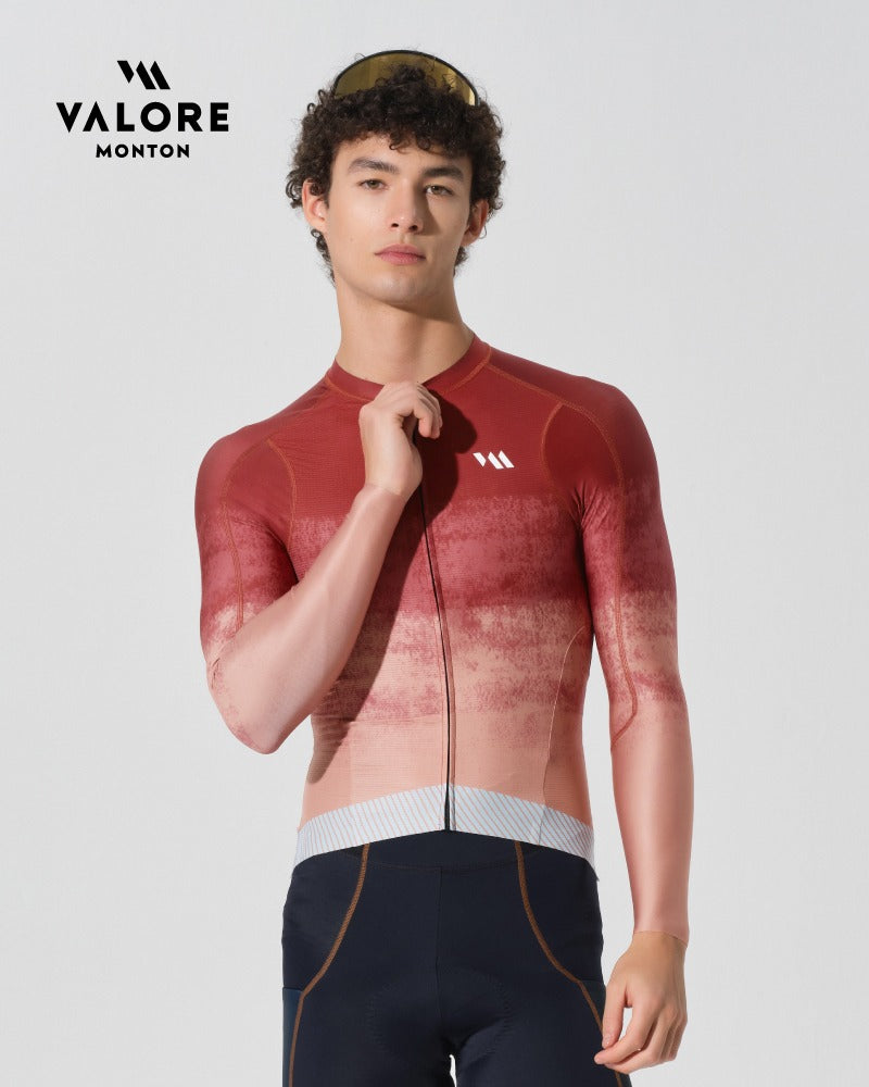 long sleeve summer cycling jersey