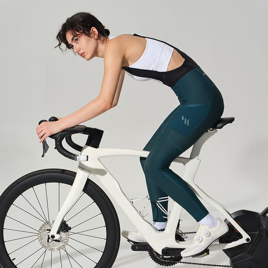 womens thermal cycling bib tights