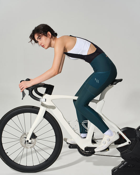 womens thermal cycling bib tights